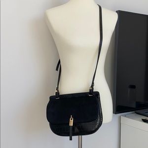 Zara crossbody purse with gold hardware